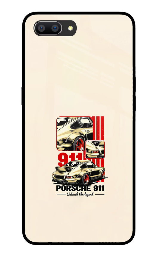 Classic Porsche 911 Realme C1 Glass Case