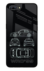 WRC'99 Realme C1 Glass Case Back Cover by Casekaro