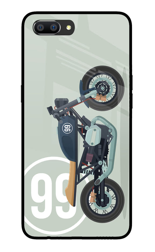 Classic Cafe Racer 99 Realme C1 Glass Case