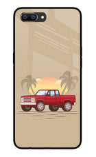 Desert Classic Drive Realme C1 Glass Case Back Cover by Casekaro