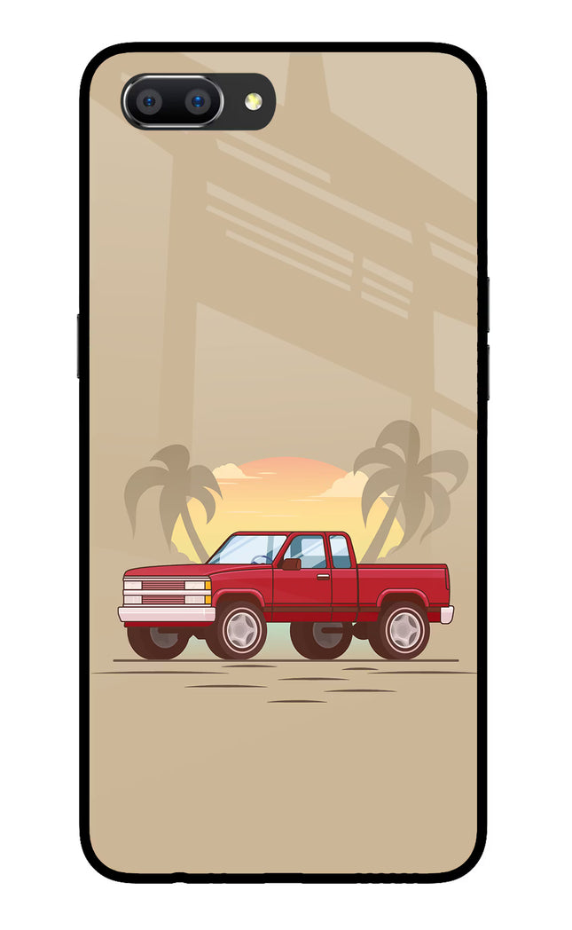 Desert Classic Drive Realme C1 Glass Case Back Cover by Casekaro