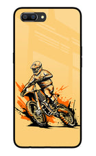 Off-Road Fury Realme C1 Glass Case Back Cover by Casekaro