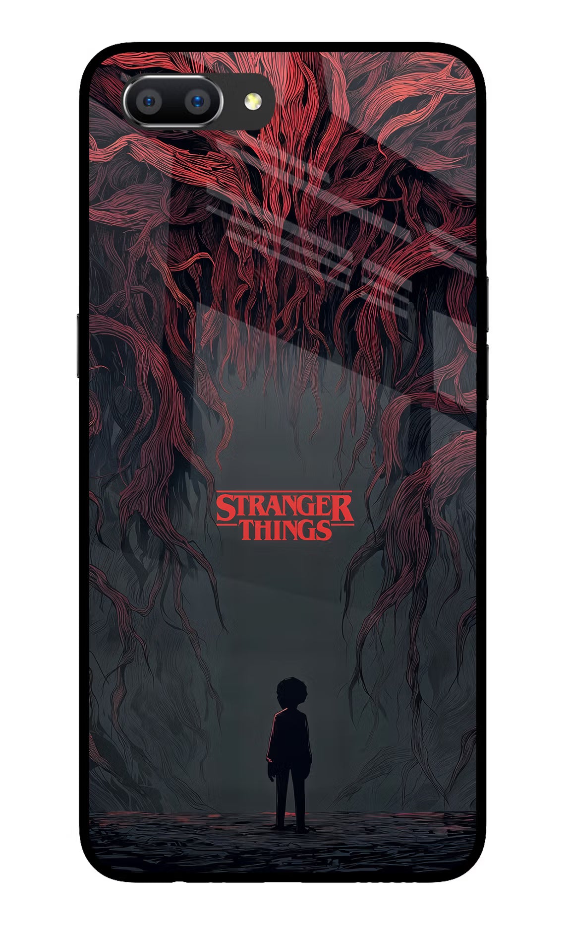 Ordinary Things Dark Side Realme C1 Glass Case Back Cover by Casekaro