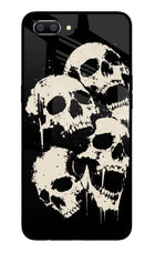 Dead Stack Realme C1 Glass Case Back Cover by Casekaro