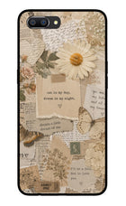 Vintage case Realme C1 Glass Case
