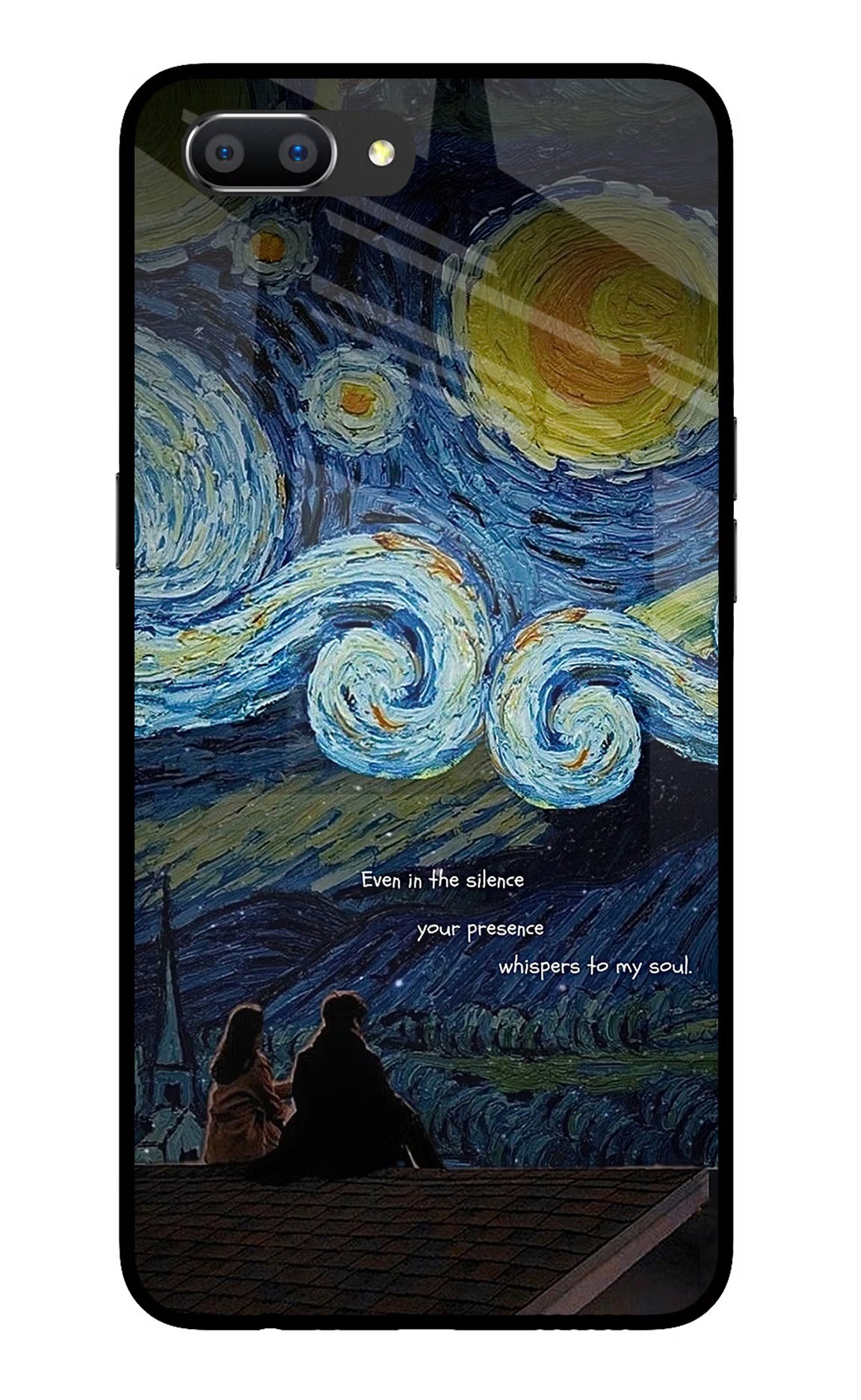 Softcore Realme C1 Glass Case