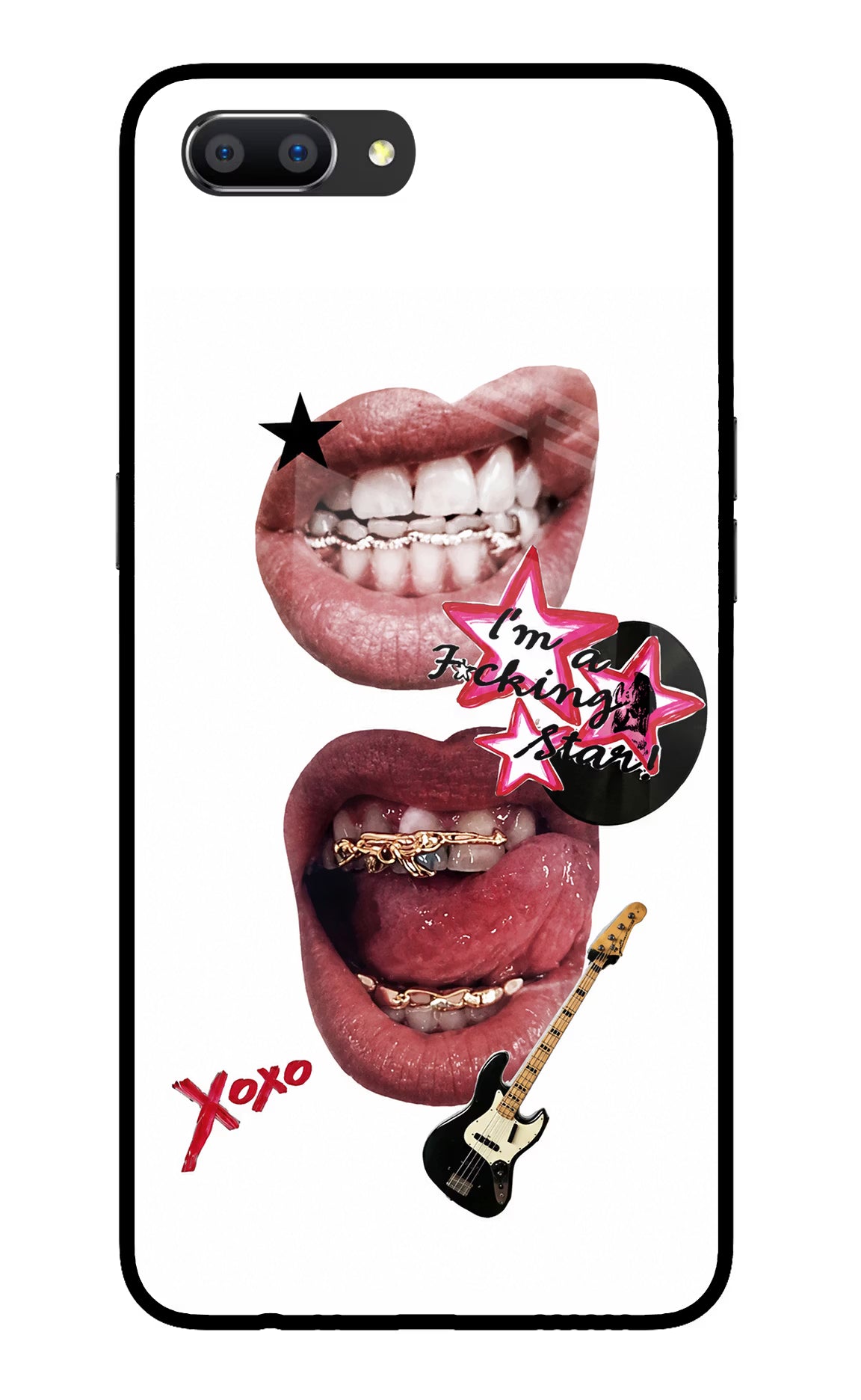 Rockstar Realme C1 Glass Case