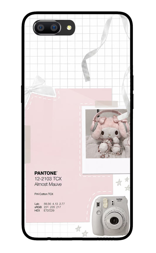 Pantone Asthetic Realme C1 Glass Case