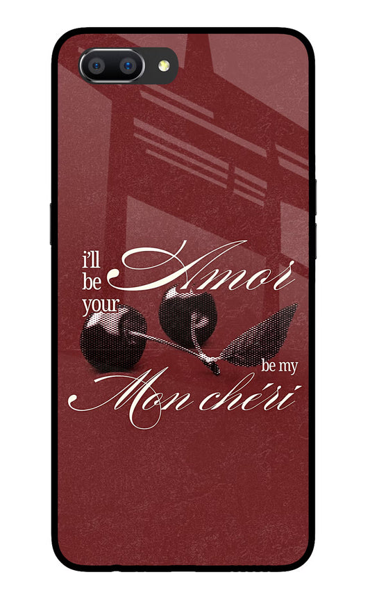 Velvet Cherry Realme C1 Glass Case
