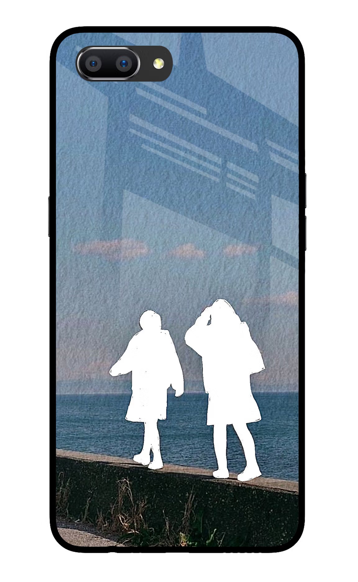Coastal Dream Realme C1 Glass Case
