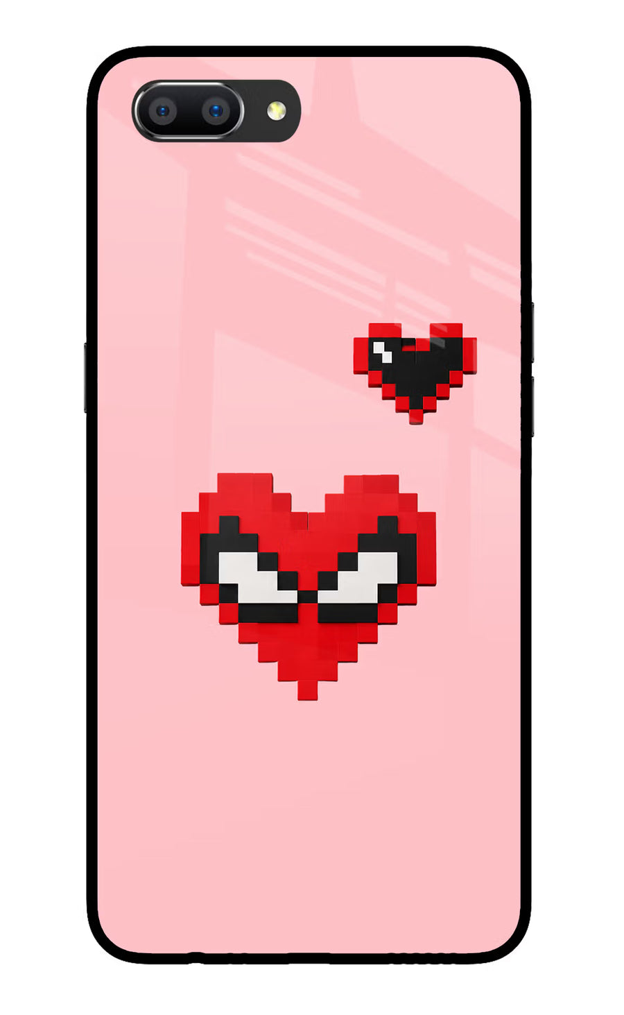 Gwen Heart Realme C1 Back Cover, Glass case