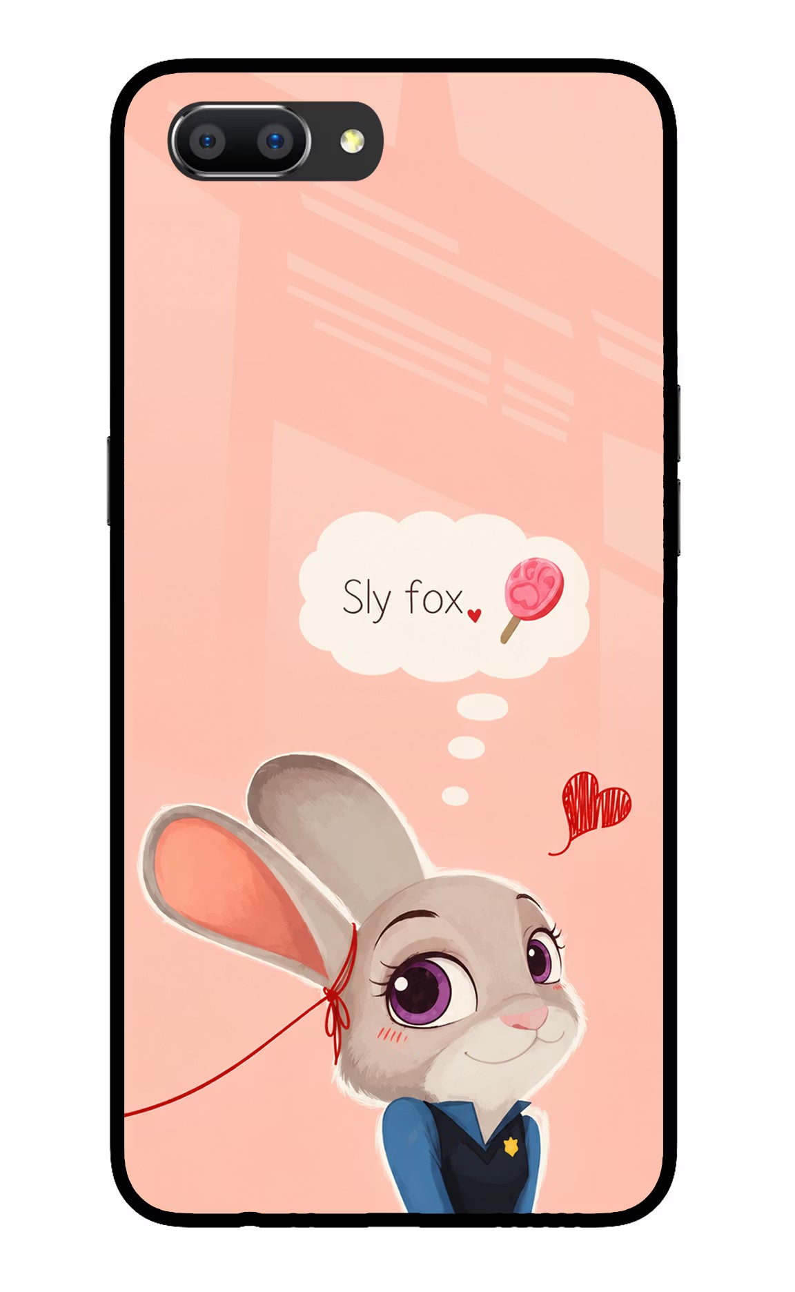 Judy Charm Realme C1 Glass Case