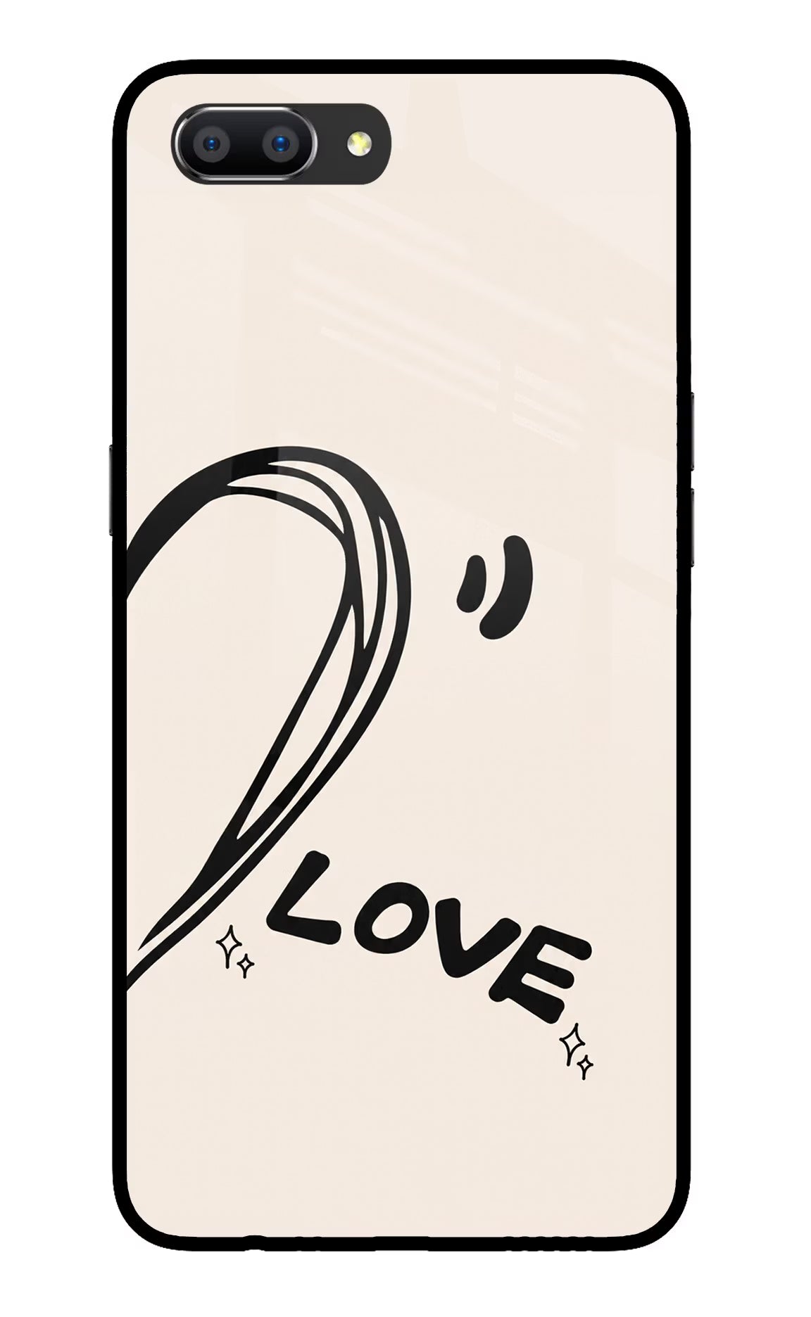 Soul Line Realme C1 Glass Case