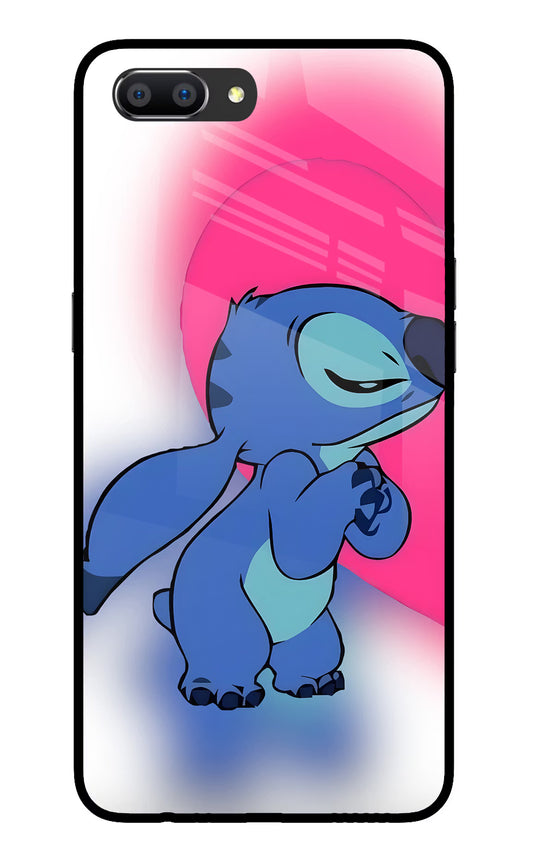 Stitch Hug Realme C1 Glass Case