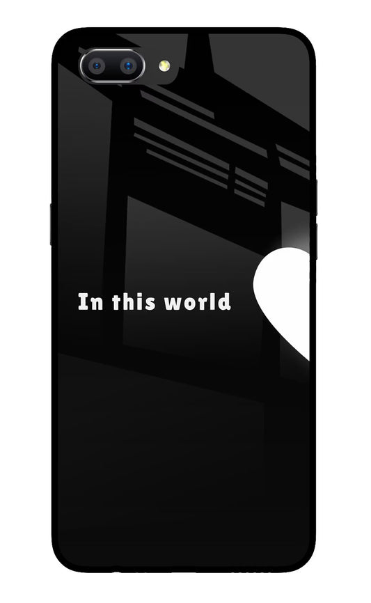 This World Realme C1 Glass Case