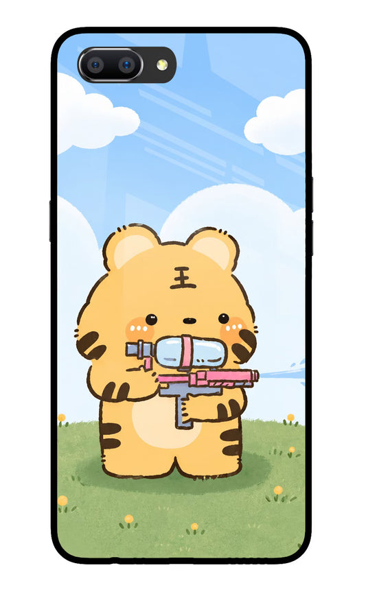 Tiger Treat Realme C1 Glass Case