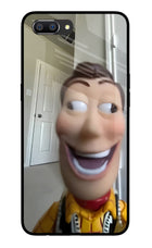 Side Eye Woody Realme C1 Glass Case