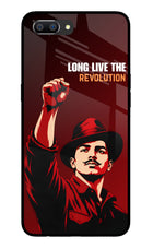 Bhagat Singh Revolution Realme C1 Glass Case