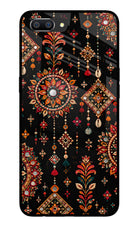 Boho Noir Realme C1 Glass Case