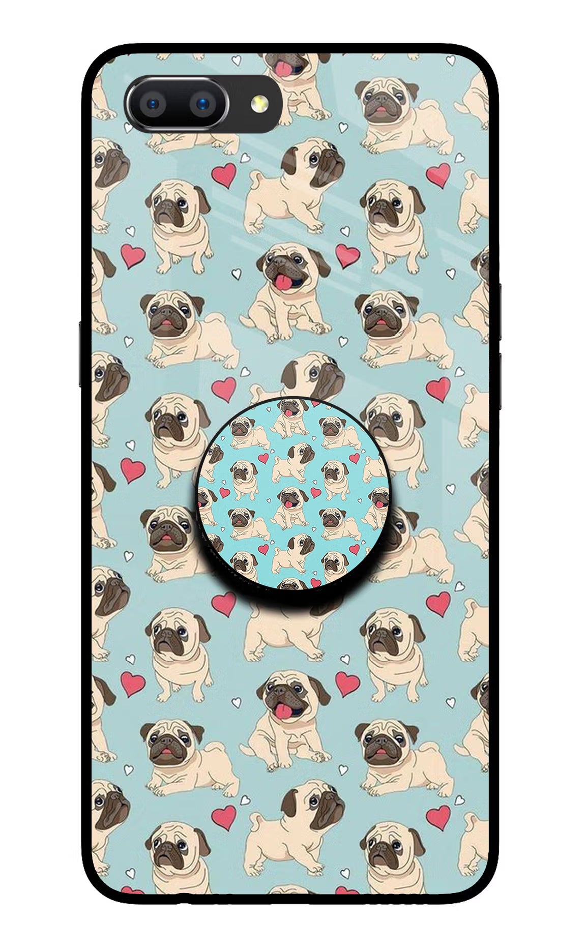 Pug Dog Realme C1 Pop Case by Casekaro