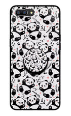 Cute Panda Realme C1 Pop Case by Casekaro