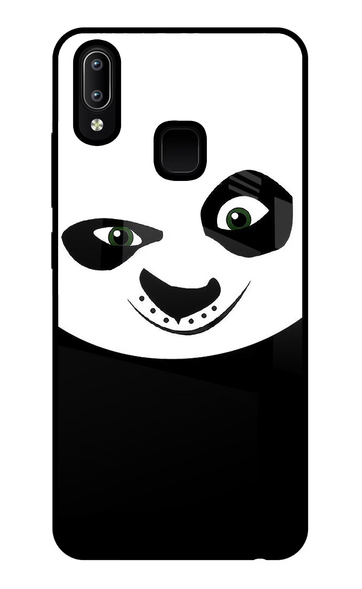 Panda Vivo Y91/Y93/Y95 Glass Case Back Cover by Casekaro