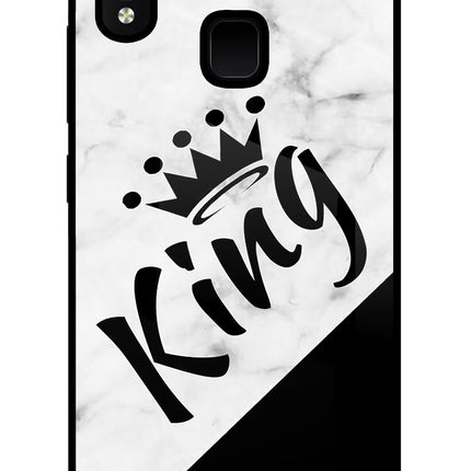 King Vivo Y91/Y93/Y95 Glass Case Back Cover by Casekaro
