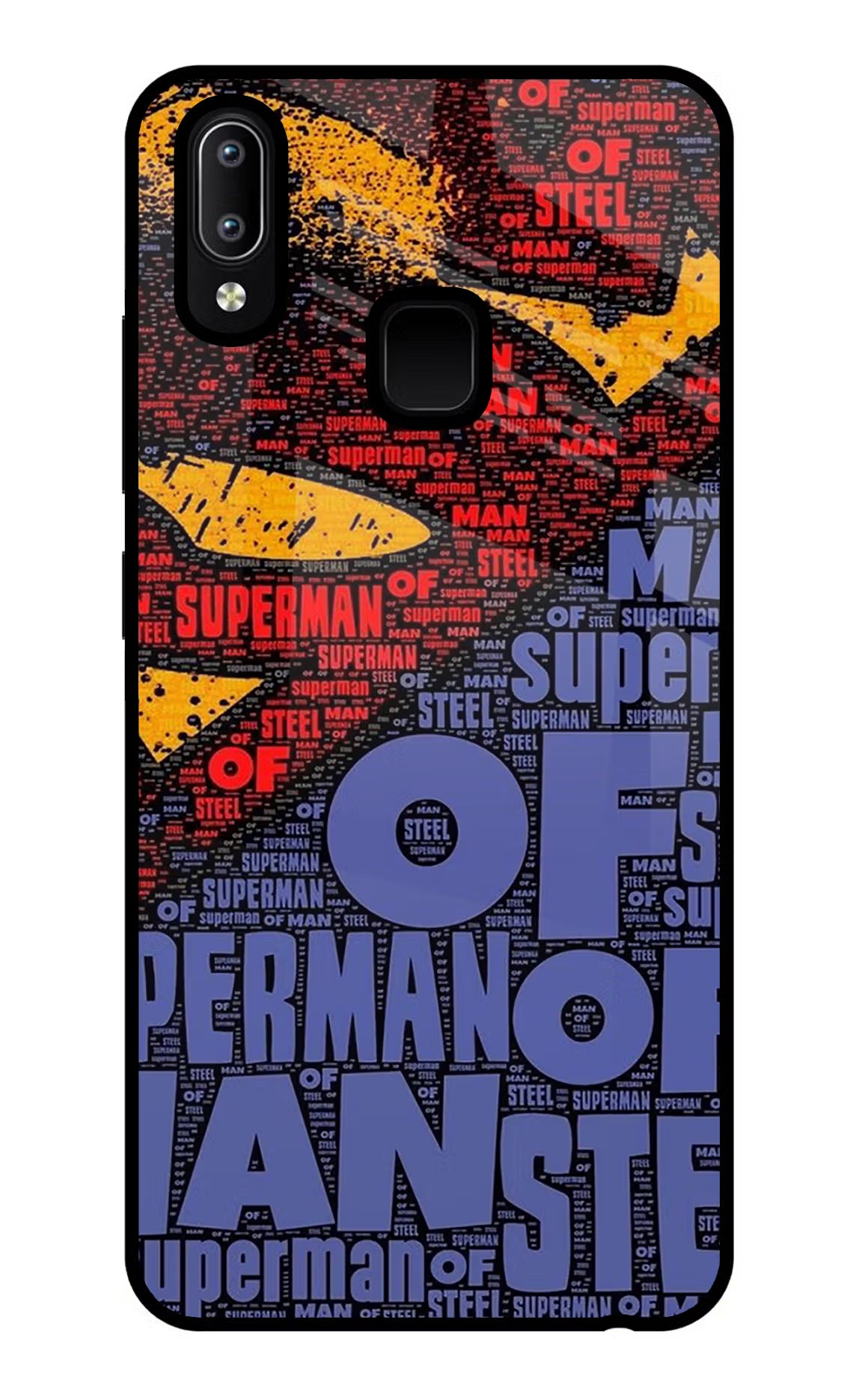 Superman Vivo Y91/Y93/Y95 Glass Case Back Cover by Casekaro