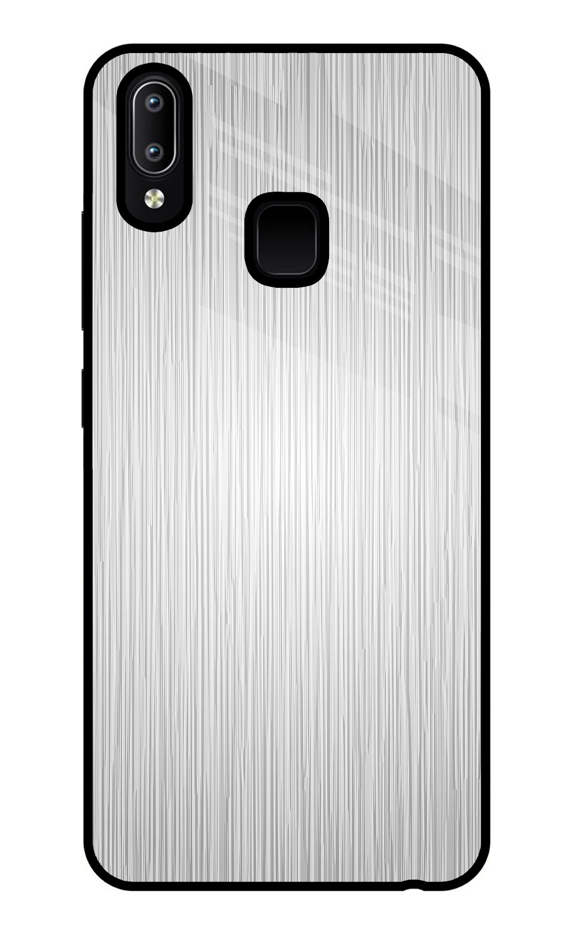 Wooden Grey Texture Vivo Y91/Y93/Y95 Glass Case