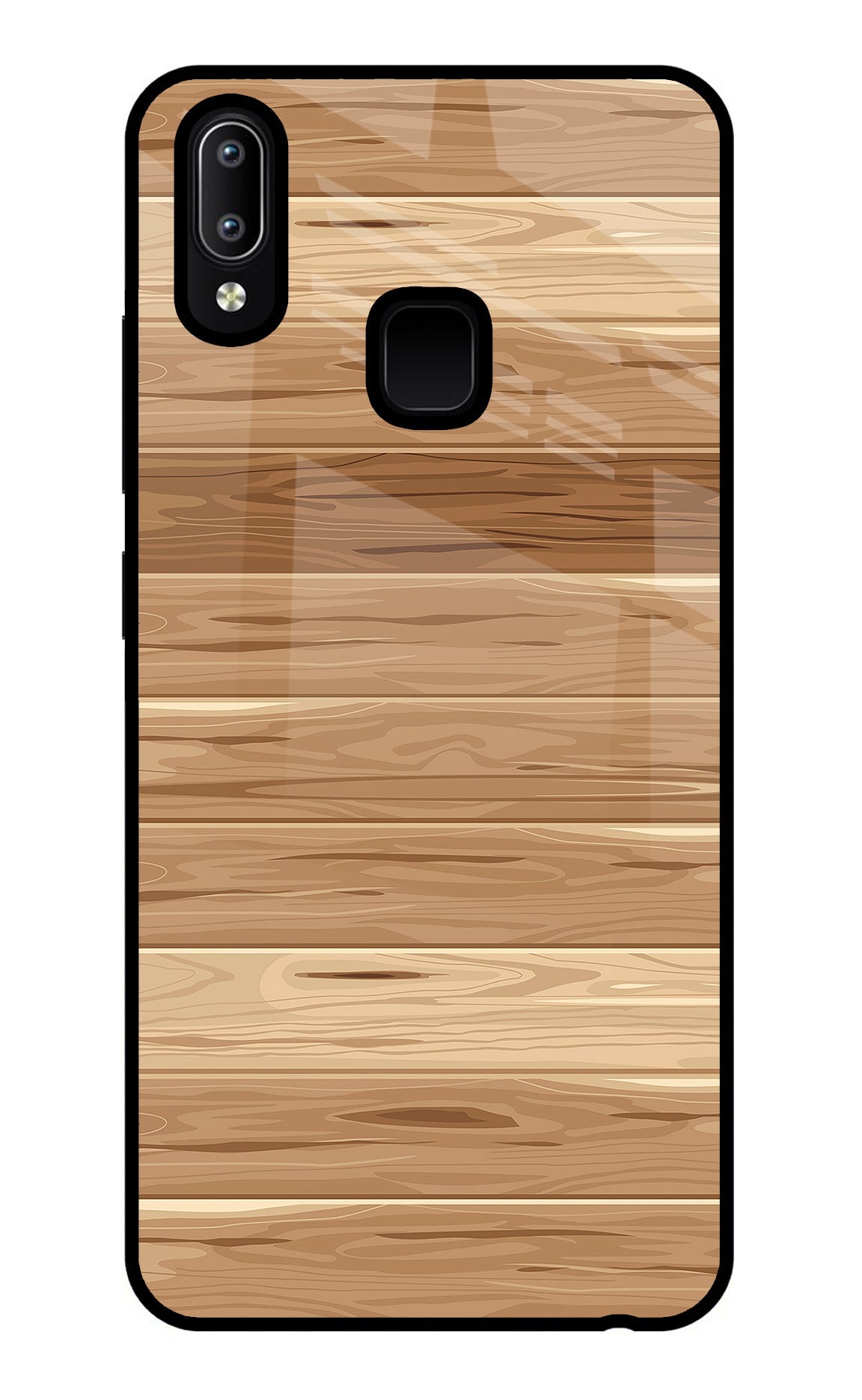 Wooden Vector Vivo Y91/Y93/Y95 Back Cover