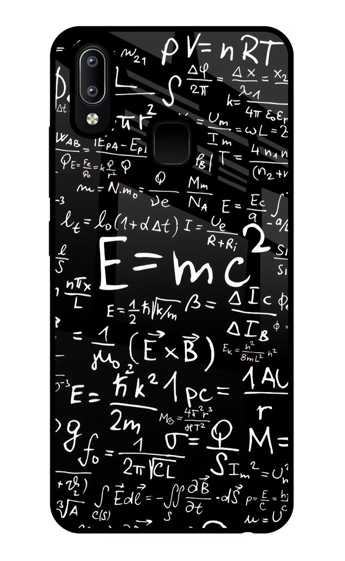 Physics Formula Vivo Y91/Y93/Y95 Glass Case Back Cover by Casekaro
