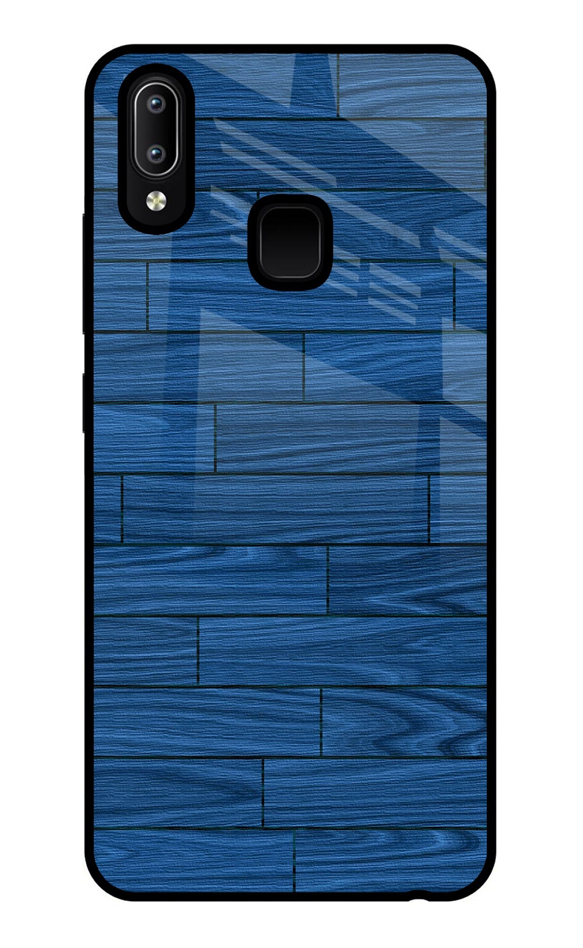 Wooden Texture Vivo Y91/Y93/Y95 Glass Case