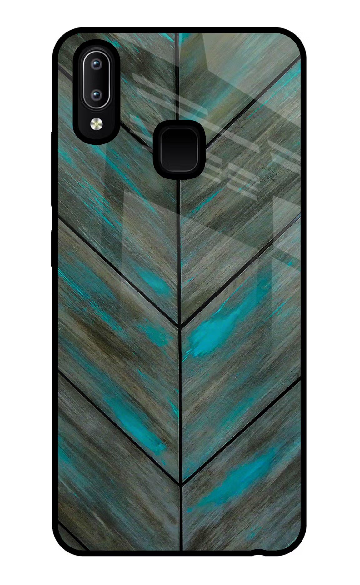 Pattern Vivo Y91/Y93/Y95 Glass Case Back Cover by Casekaro