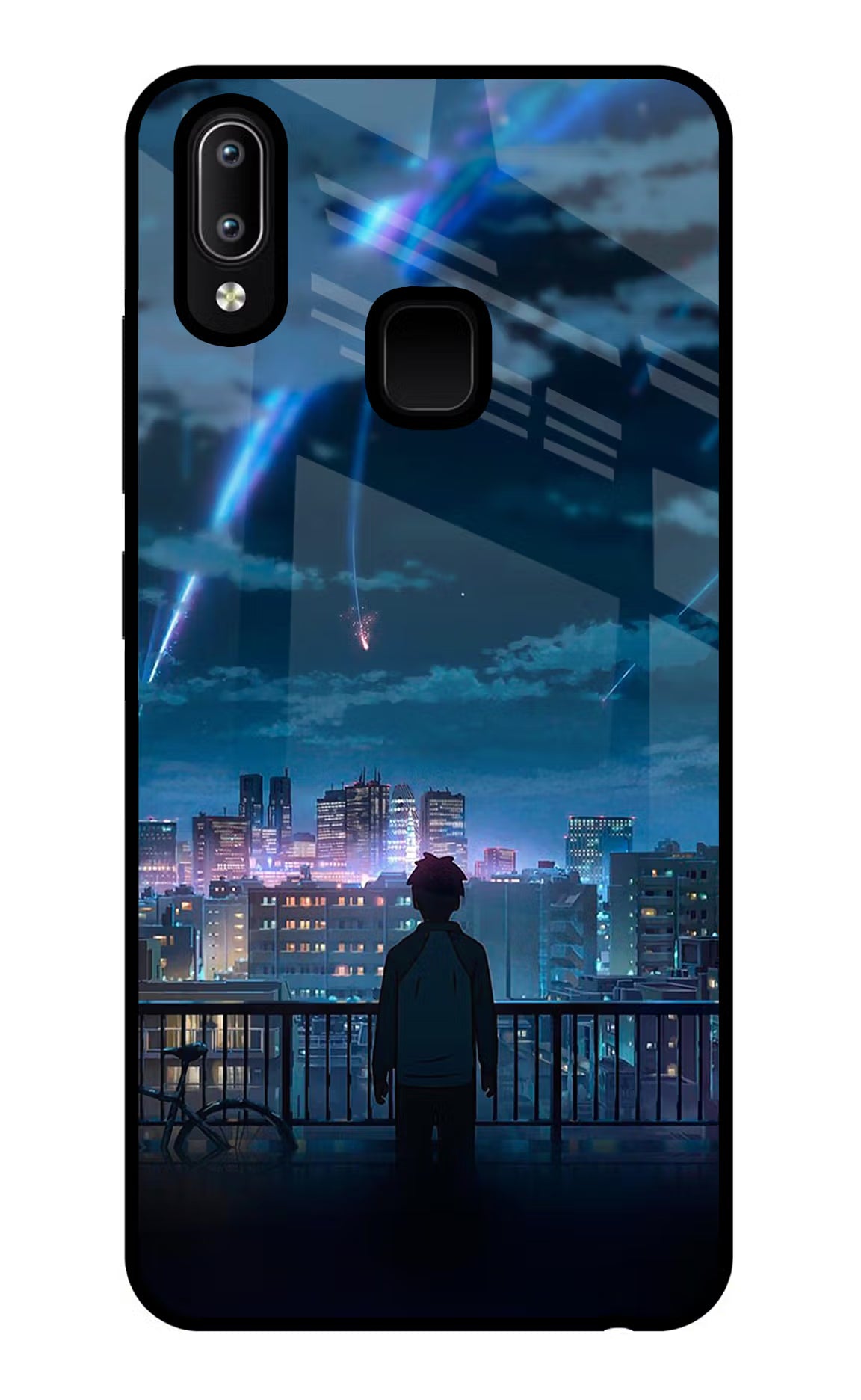 Anime Vivo Y91/Y93/Y95 Glass Case Back Cover by Casekaro