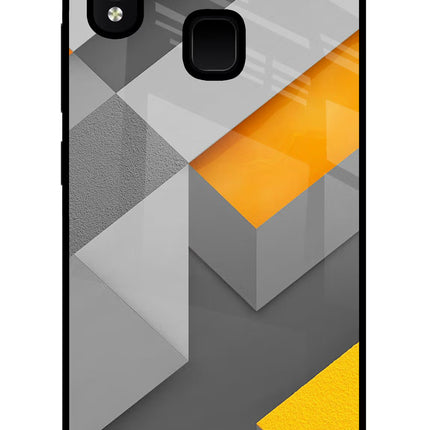 Abstract Vivo Y91/Y93/Y95 Glass Case Back Cover by Casekaro
