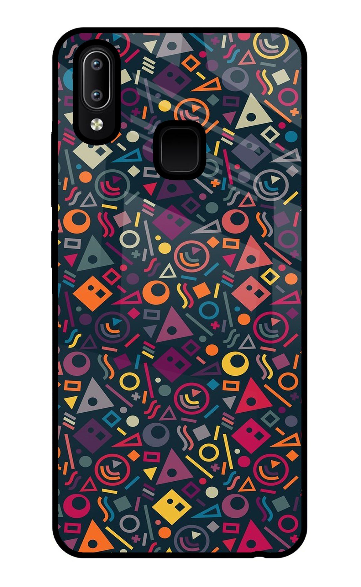 Geometric Abstract Vivo Y91/Y93/Y95 Glass Case