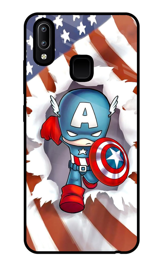 Captain America Vivo Y91/Y93/Y95 Glass Case