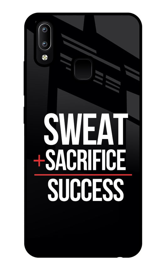 Sweat Sacrifice Success Vivo Y91/Y93/Y95 Glass Case