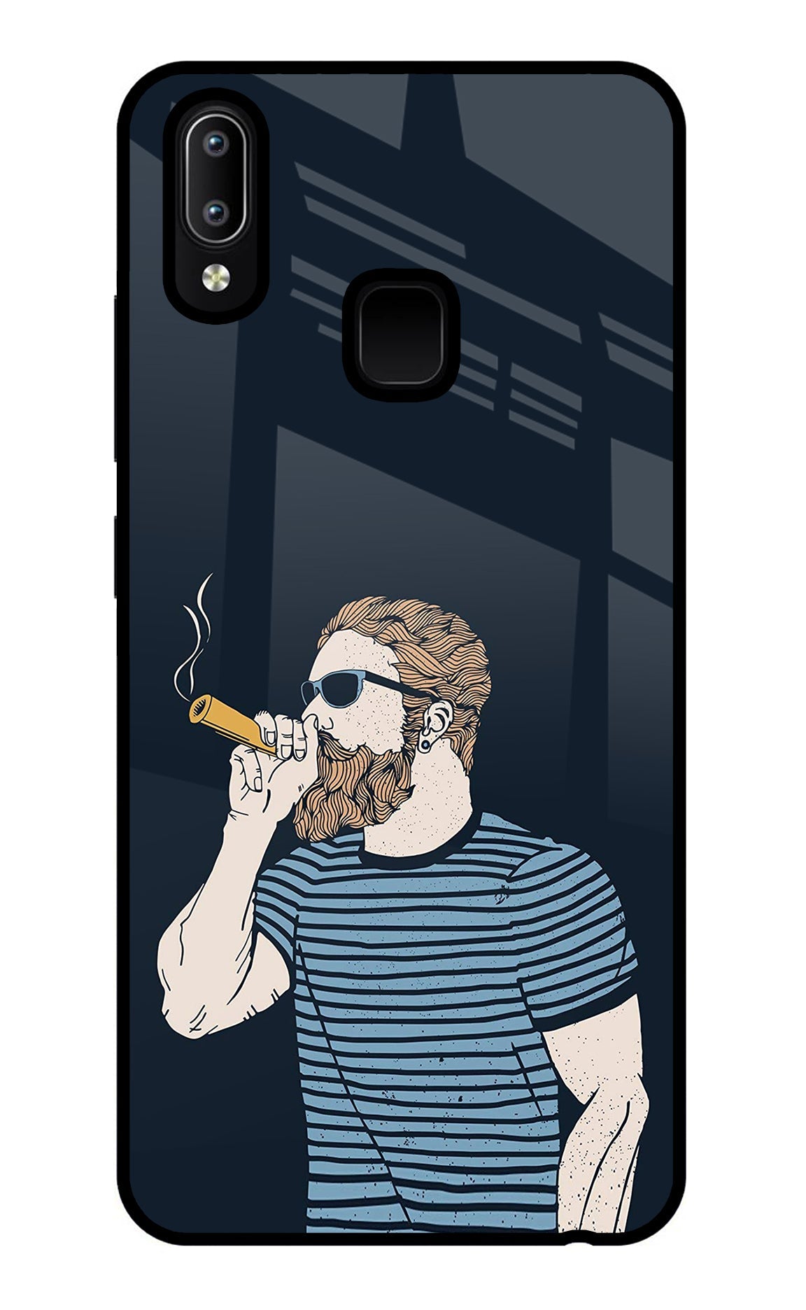 Smoking Vivo Y91/Y93/Y95 Glass Case