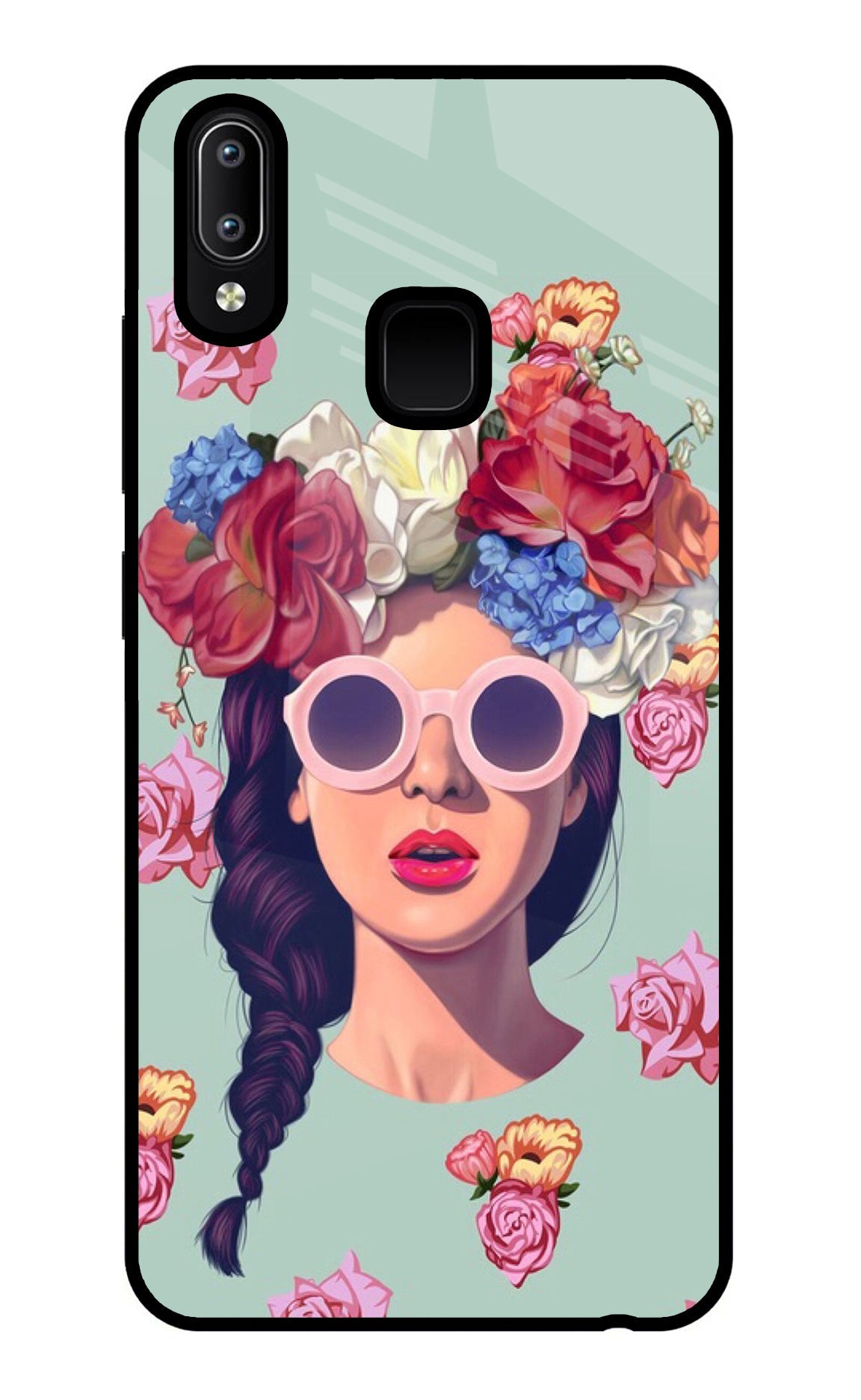 Pretty Girl Vivo Y91/Y93/Y95 Glass Case