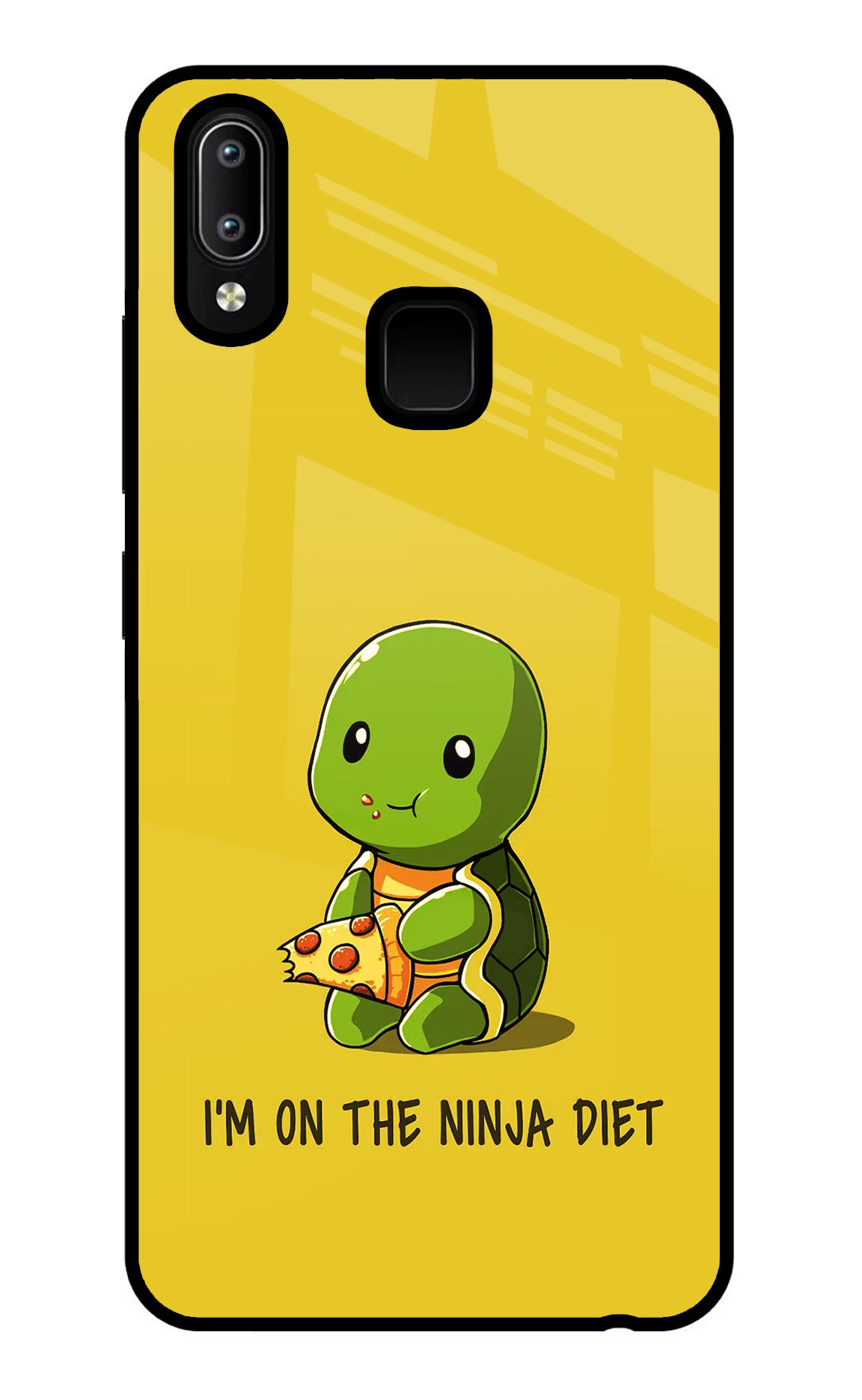 I'm on Ninja Diet Vivo Y91/Y93/Y95 Glass Case Back Cover by Casekaro