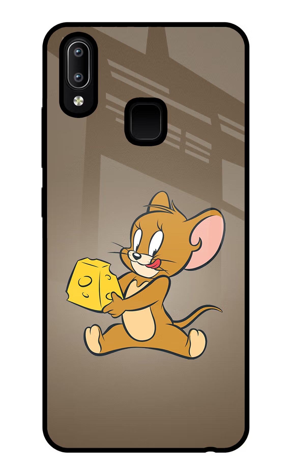 Jerry Vivo Y91/Y93/Y95 Glass Case Back Cover by Casekaro