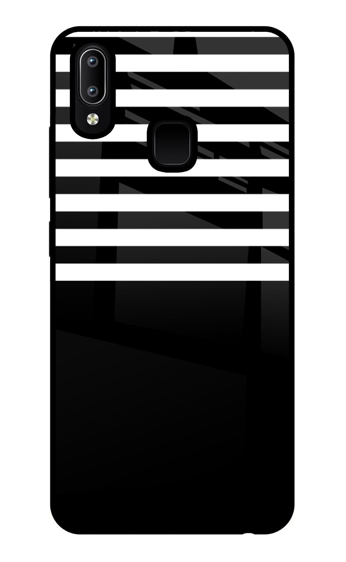 Black and White Print Vivo Y91/Y93/Y95 Glass Case