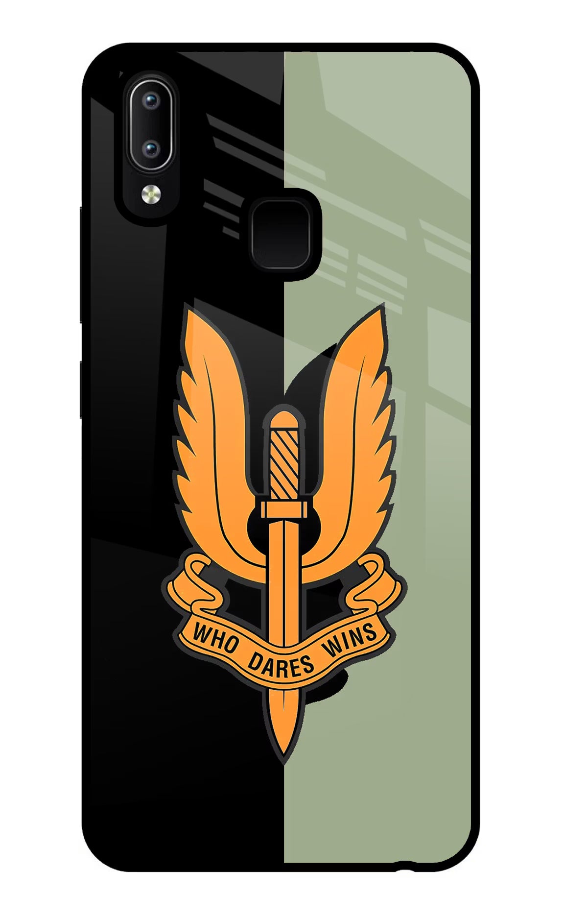 Balidan Logo Vivo Y91/Y93/Y95 Glass Case Back Cover by Casekaro