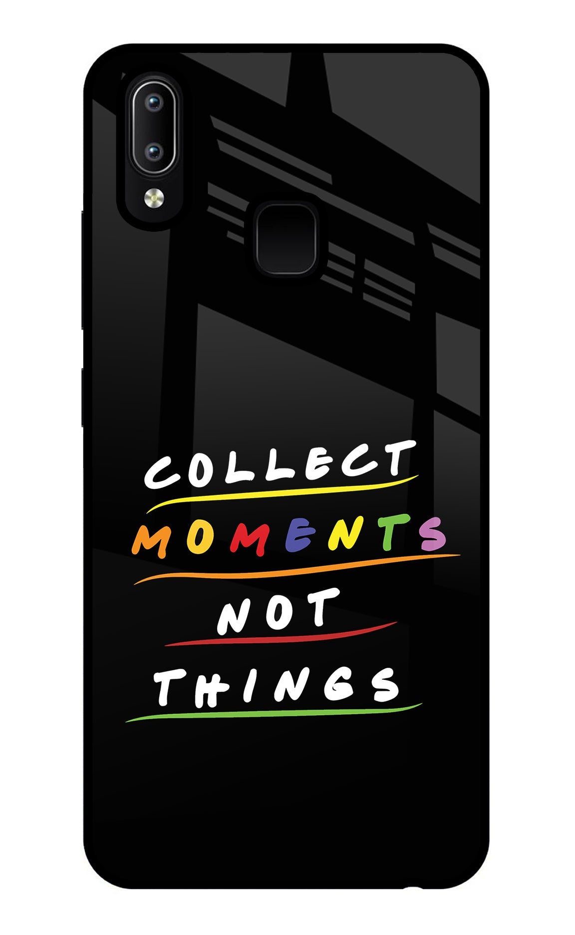 Collect Moments Not Things Vivo Y91/Y93/Y95 Glass Case