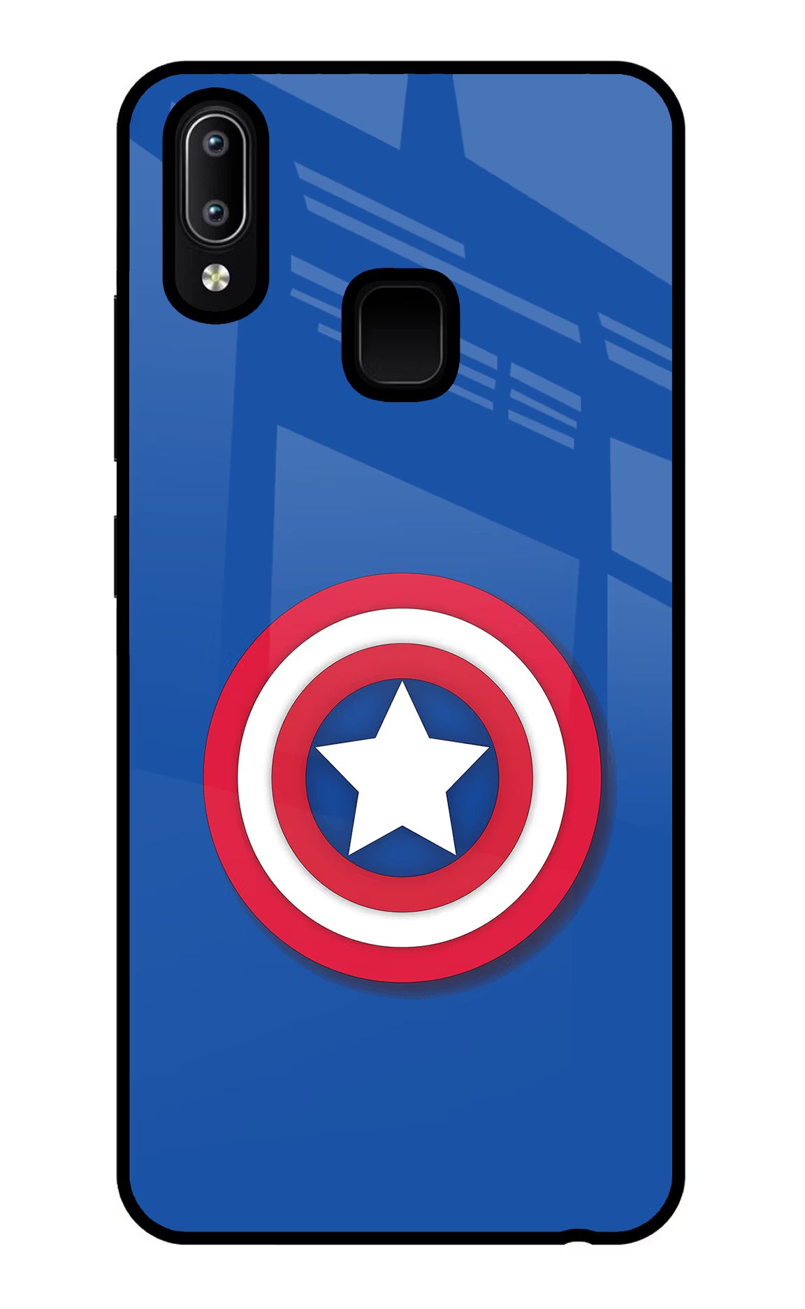 Shield Vivo Y91/Y93/Y95 Glass Case Back Cover by Casekaro