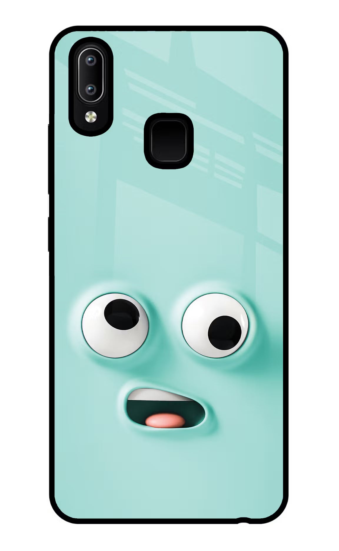 Funny Cartoon Vivo Y91/Y93/Y95 Glass Case Back Cover by Casekaro