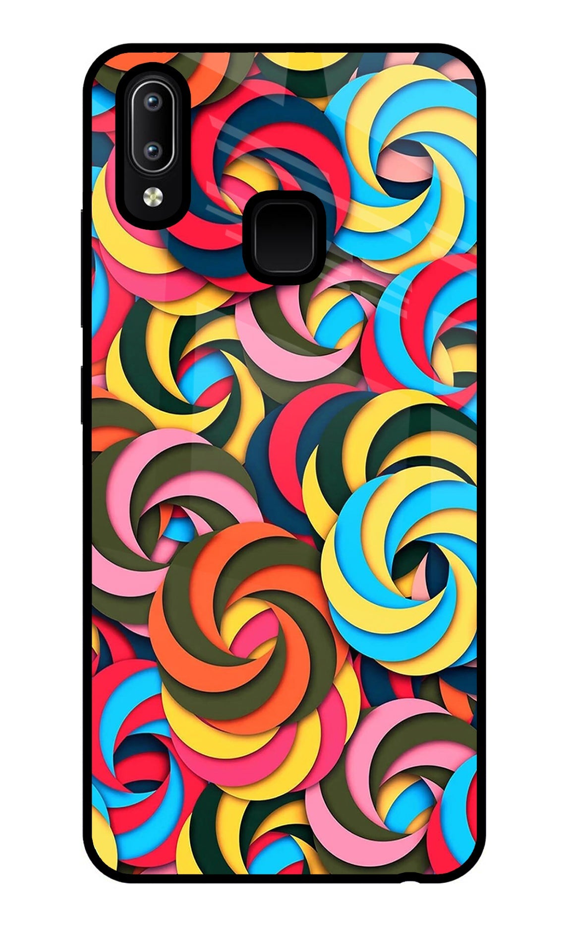 Spiral Pattern Vivo Y91/Y93/Y95 Back Cover