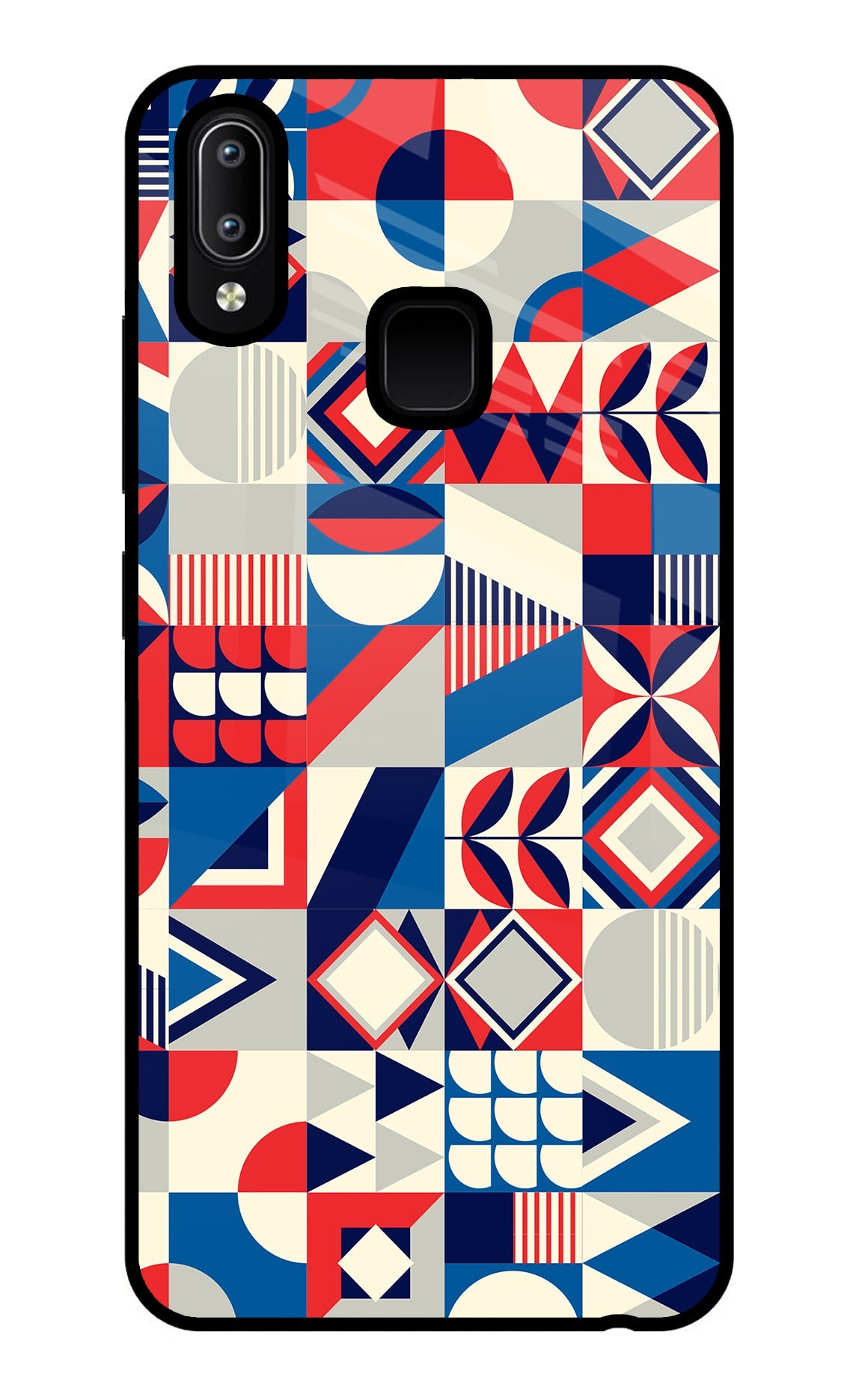 Colorful Pattern Vivo Y91/Y93/Y95 Glass Case