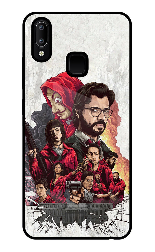 Money Heist Artwork Vivo Y91/Y93/Y95 Glass Case